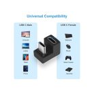 Equip Átalakító - 133476 (USB-C -> USB-C átalakító, apa/anya, fekete) 2db/csomag