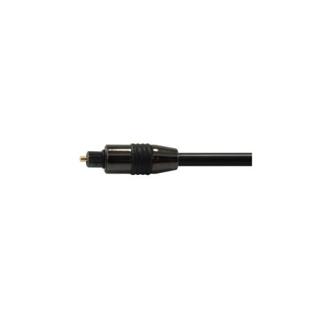 Equip kábel - 147922 (Toslink(optikai),  SPDIF, apa/apa, aranyozott csatlakozó, fekete, 3m)