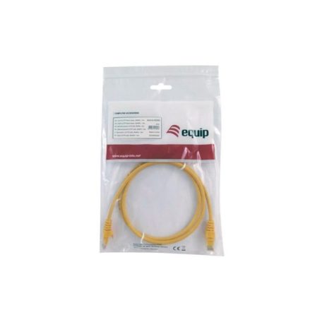 Equip Kábel - 625467 (UTP patch kábel, CAT6, sárga, 0,5m)