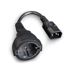   Gembird Tápkábel - PC-SFC14M-01 (Szünetmentes tápkábel adapter , IEC-320-C14, fekete)