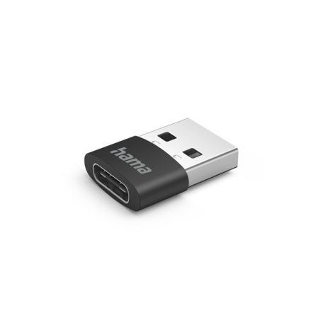 Hama Átalakító - 201532 (adapter, 3db, USB-A to USB-C, fekete)