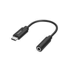   Hama Átalakító - 205282 (3,5 mm jack adapter to USB-C, OTG, fehér)