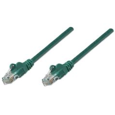   Manhattan Kábel - U/UTP Patch (RJ45 to RJ45, Cat6, 1m, Zöld)