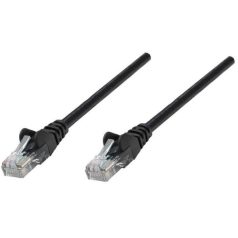   Manhattan Kábel - S/FTP Patch (RJ45 to RJ45, Cat6A, LSOH, CU, 0.25m, Fekete)