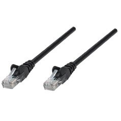   Manhattan Kábel - U/UTP Patch (RJ45 to RJ45, Cat6, 1m, fekete, réz)