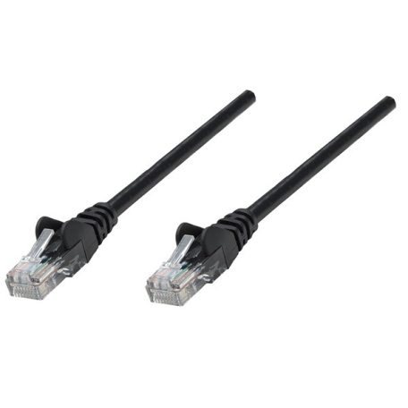 Manhattan Kábel - U/UTP Patch (RJ45 to RJ45, Cat6, 2m, fekete, réz)