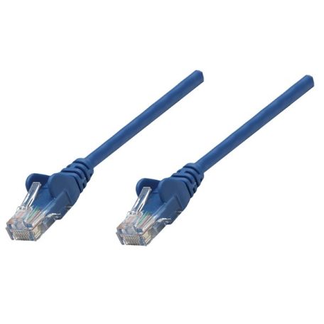 Manhattan Kábel - U/UTP Patch (RJ45 to RJ45, Cat6, 15m, kék, réz)