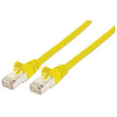   Manhattan Kábel - S/FTP Patch (RJ45 to RJ45, Cat7 kábel Cat6A moduláris csatlakozóval, 30m, sárga, réz)