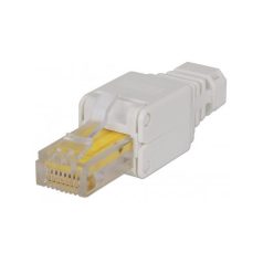   Manhattan Csatlakozó - RJ45 dugó, krimpelő fogó nélküli bekötés, Tooless design (Cat5/5e/6)