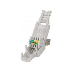   Manhattan Csatlakozó - RJ45 dugó, krimpelő fogó nélküli bekötés, Tooless design (Cat5/5e/6)