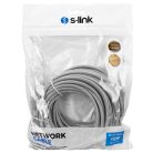 S-link Kábel - SL-CAT10 (UTP patch kábel, CAT5e, szürke, 10m)