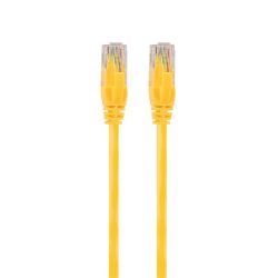 S-link Kábel - SL-CAT605YE (UTP patch kábel, CAT6, sárga, 5m)