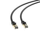 S-link Kábel - SL-CAT720M (S/FTP patch kábel, CAT7, aranyozott, fekete, 20m)