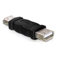   Delock Átalakító - 65012 (USB-A - USB-A, anya/anya, fekete)