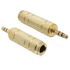   Delock Átalakító - 65360 (3.5 mm Jack > 6.35 mm Jack apa/anya)