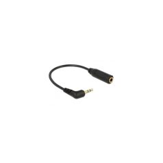   Delock Kábel - 65672 (2.5 mm Jack, 3 pin, forgatott -> 3.5 mm Jack, 3 pin, apa/anya, 0,2m)