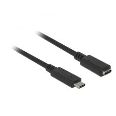   Delock Kábel - 85542 (USB (USB 3.1 Gen 1) USB Type-C, apa/anya, fekete, 2m)