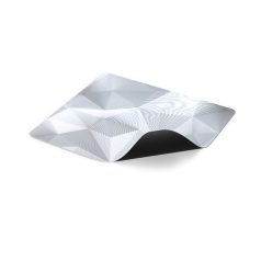   Endorfy Egérpad - Crystal Onyx White L (400x450x3 mm, csúszásgátló, mintás)