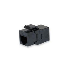   Equip RJ45 Keystone Toldó - 125579 (UTP, Cat6, árnyékolatlan, műanyag, fekete) 8db/csomag