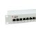 Equip Patch panel - 208014 (12 port, Cat6, árnyékolt, szürke)