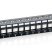 Equip Keystone Patch Panel - 769124 (24 port, Cat6, 1U, árnyékolatlan, fekete)