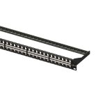 Equip Keystone Patch Panel - 769248 (48 port, 1U, árnyékolatlan, fekete)