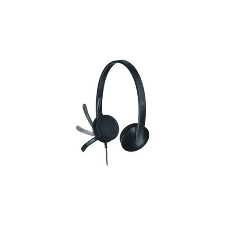 Logitech Fejhallgató - H340 Headset (USB, mikrofon, fekete)
