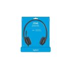 Logitech Fejhallgató - H340 Headset (USB, mikrofon, fekete)