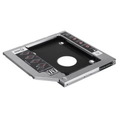   S-Link Beépítő Keret - SL-SSD9 (SATA 2.5" -> SSD/2,5" HDD, vékony kialakítású, legfeljebb 9,5 mm)