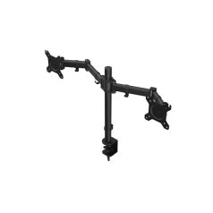   Endorfy Monitor Asztali konzol - Atlas Double (VESA, 13"-27", 2 monitor, forgatható, dönthető, Max.2x8kg, fekete)