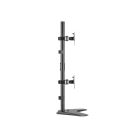 Equip Monitor Asztali állvány - 650128 (17"-32", 2 monitor, dönthető, forgatható, állítható magasság, Max.:2x9kg,fekete)