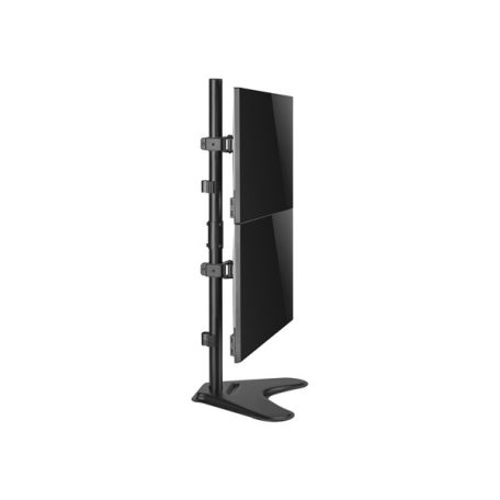 Equip Monitor Asztali állvány - 650128 (17"-32", 2 monitor, dönthető, forgatható, állítható magasság, Max.:2x9kg,fekete)