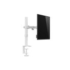 Equip Monitor Asztali konzol - 650166 (17"-32", 1 monitor, dönthető, forgatható, állítható magasság, Max.: 9kg, fehér)