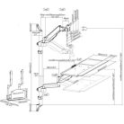 Equip Munkaállomás fali konzol - 650170 (17"-32", 1 monitor, dönthető, forgatható, Max.: 8kg, fekete)