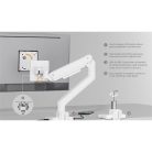 Equip Monitor Asztali konzol - 650181 (17"-49", 1 monitor, dönthető, forgatható, Max.: 20kg, fehér)