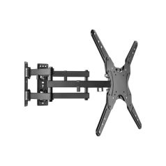   Equip TV Fali sarok konzol - 650328 (23"-55", Max.: 45kg, dönthető, forgatható, sarokba szerelhető, fekete)