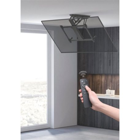 Equip TV Mennyezeti konzol - 650329 (32"-70", motoros, dönthető, Max.: 35kg, fekete)