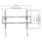 Equip TV Fali konzol - 650334 (37"-70", Max.: 35kg, dönthető, fekete)