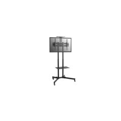   Equip TV/Monitor állvány - 650603 (37"-70" álló, dönthető, állítható magasság, Max.:50kg, fekete/szürke)