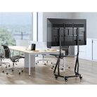 Equip TV állvány - 650609 (60"-105" álló, gurulós, Max.:100kg, fekete)