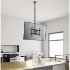 Manhattan TV Mennyezeti konzol - forgatható, dönthető, teleszkópos, 70cm-157cm-ig, 37" to 80", 50kg terhelhetőség