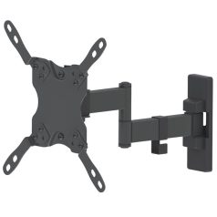  Manhattan TV állvány -  Fali csuklós dupla Fekete (max.VESA:200x200)(13"-43"-ig) 20 kg