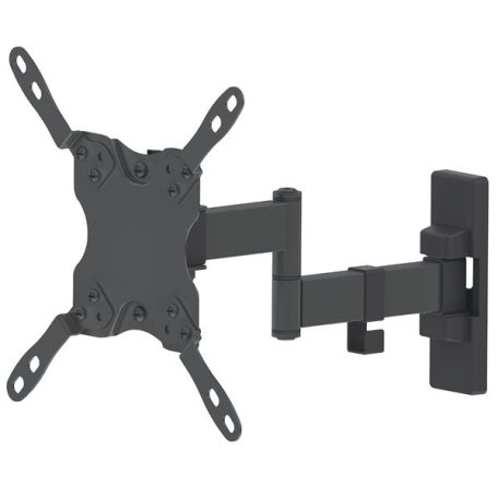 Manhattan TV állvány -  Fali csuklós dupla Fekete (max.VESA:200x200)(13"-43"-ig) 20 kg