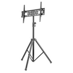   Manhattan TV állvány - Háromlábú, dönthető TV állvány Fekete (max.VESA:600x400)(37"-70"-ig) 35kg teherbírás
