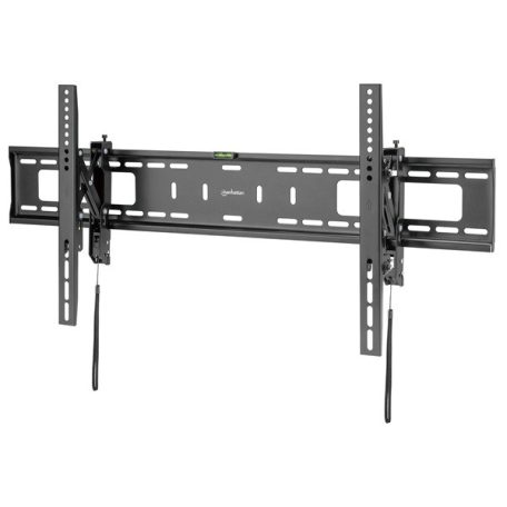 Manhattan TV állvány - Fali, dönthető, lopásgátlós TV állvány Fekete (max.VESA:800x400)(43"-90"-ig) 75kg