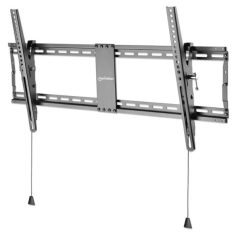   Manhattan TV állvány - Fali dönthető ultravékony TV állvány Fekete (max.VESA:800x400)(43"-100"-ig) 70kg teherbírás