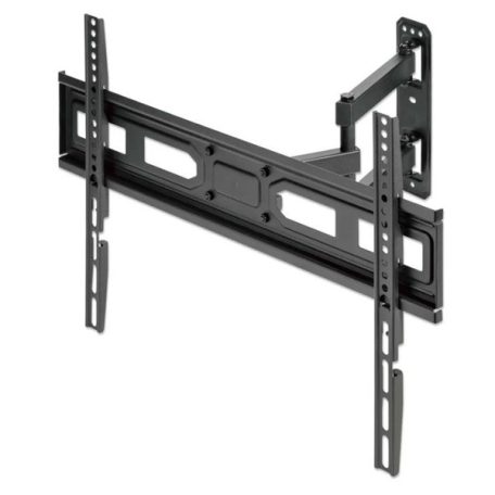 Manhattan TV állvány - Fali, dönthető, forgatható, TV állvány Fekete (max.VESA:600x400)(37"-70"-ig) 35 kg