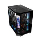 Rampage Számítógépház - NOVA V2 (fekete; üveg; ATX; 9,17" LCD kijelző, 7x120mm A-RGB, 1xUSB3.0 + 1xUSB-C)