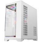 Rampage Számítógépház - NOVA (fehér; üveg; ATX; 9,17" TFT kijelző, 7x120mm RGB, 1xUSB3.0 + 1xUSB2.0)