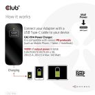 Club 3D Hálózati Adapter - CAC-1914EU (140W, GaN USB-C, PD 3.1)